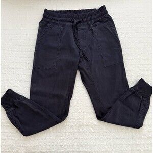 James Perse Navy mixed media pant - size S